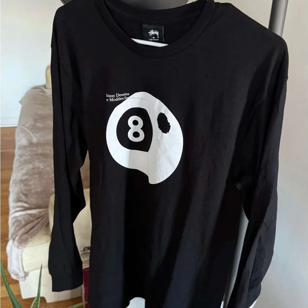 Stussy Longsleeve Bootleg 8 Ball men's black - Picture 2 of 7
